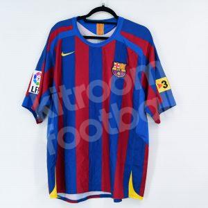 2005-06 Barcelona Home Shirt #30 MESSI (Fair) XL - Image 3