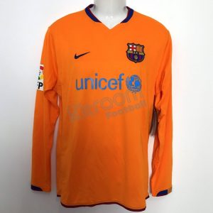 2006-07 Barcelona Away L/S Shirt Nike *BNWT* L