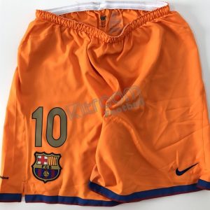 2006-07 Barcelona Player Issue Away Shorts Ronaldinho #10 Nike (Mint) L