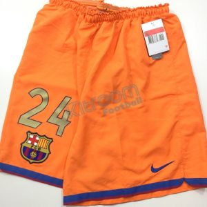 2006-07 Barcelona Away Shorts A. Iniesta #24 Nike *BNWT* L