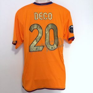 2006-07 Barcelona UCL Away Shirt Deco #20 Nike (Very Good) L - Image 1