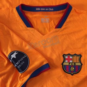 2006-07 Barcelona UCL Away Shirt Deco #20 Nike (Very Good) L - Image 3