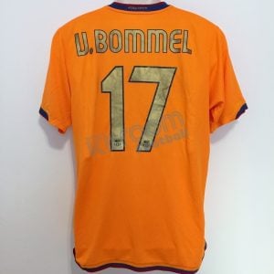 2006-07 Barcelona UCL Away Shirt V. Bommel #17 Nike (Very Good) M