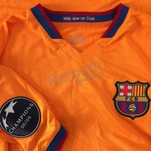 2006-07 Barcelona UCL Away Shirt Belletti #2 Nike (Very Good) M - Image 3