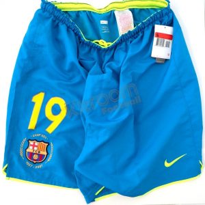 2007-08 Barcelona Away Shorts Messi #19 Nike *BNWT* L