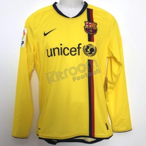 2008-09 Barcelona Away L/S Shirt Nike *BNWT* M - Image 1