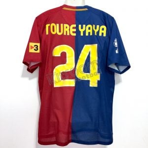 2008-09 Barcelona Player Issue Final Copa del Rey 2009 Home Shirt Toure Yaya #24 Nike (Mint) XL - Image 1