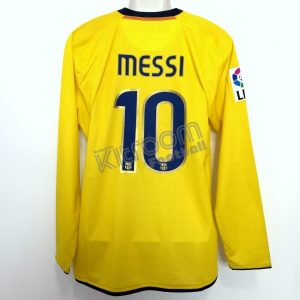 2008-09 Barcelona Away L/S Shirt Messi #10 Nike (Very Good) XL