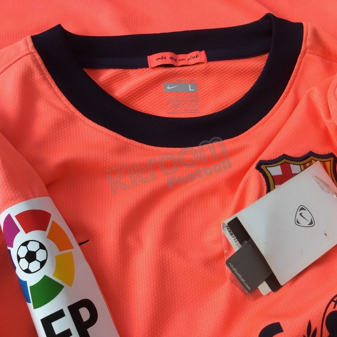 2009-10 Barcelona Away L/S Shirt #10 MESSI Nike *New* L – Kitroom