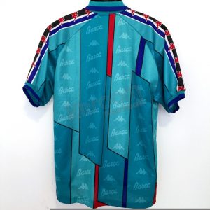 1995-97 Barcelona Away Shirt Kappa (Mint) L - Image 2