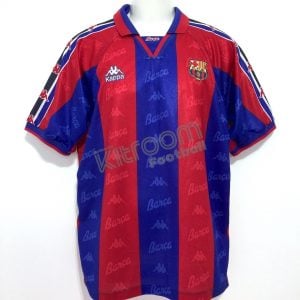 1995-97 Barcelona Home Shirt Kappa (Very Good) M