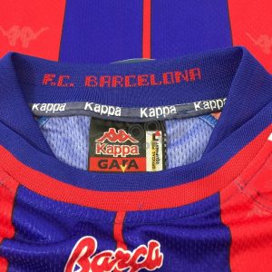 1997-98 Barcelona Home Shirt Stoichkov #8 Kappa (Good) L - Image 3