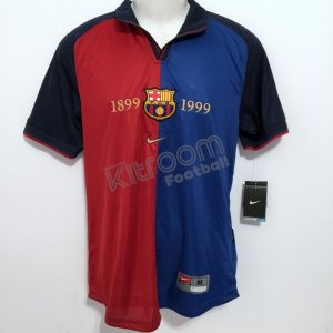 1999-00 Barcelona Home Shirt Centenario Nike *BNWT* M