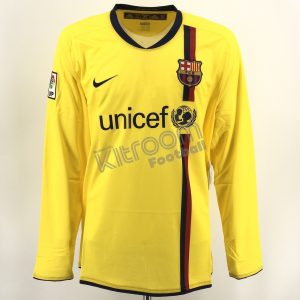 2008-09 Barcelona Away L/S Shirt Nike *BNWT* XL - Image 1