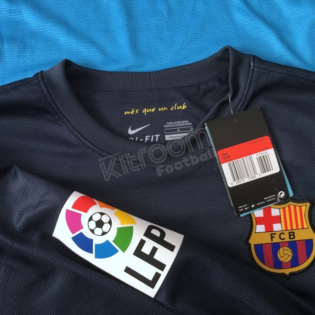 2012-13 Barcelona GK L/S Shirt Blue Nike *BNWT* L – Kitroom Football