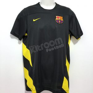 2013-14 Barcelona Training Shirt Black Nike (Very Good) M