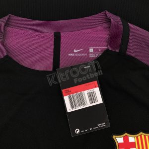 2016-17 Barcelona Player Issue GK L/S Shirt Ter Stegen #1 Black Nike *BNWT* L - Image 3