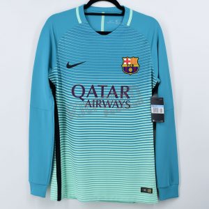 2016-17 Barcelona Player Issue Vapor Match UCL Third L/S Shirt Nike *BNWT* M