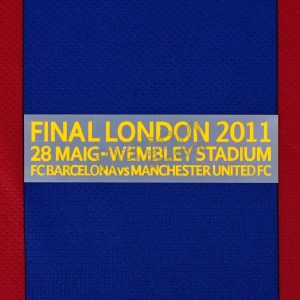 2010-11 Barcelona Champions League Final Wembley 2011 Player Issue Match Details MDT Sipesa - Image 1