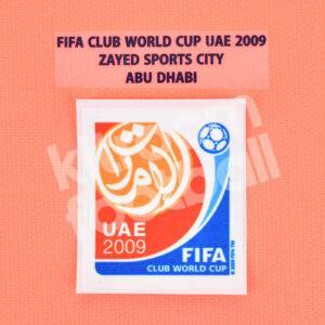 2009-10 Barcelona FIFA CWC Final UAE 2009 Set Patch Repro - Image 1