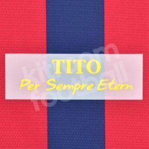 2013-14 Barcelona TITO PER SEMPRE Player Issue Match Details MDT Sipesa