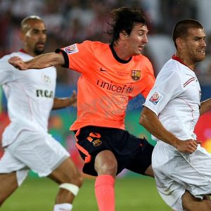 2009-10 Barcelona FIFA CWC Final UAE 2009 Set Patch Repro - Image 3