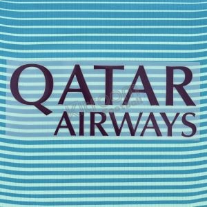 2013-17 Barcelona Qatar Airways Away Player Issue Sponsor Patch Sporting ID - Image 1
