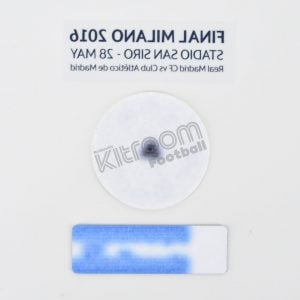 2015-16 Atletico Madrid Champions League Final Milano 2016 Set Player Issue Patch Sporting ID - Image 2