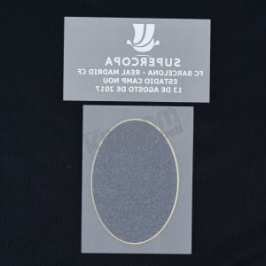 Original Patch 2017-18 Real Madrid Supercopa 2017 White vs Barcelona - Image 2