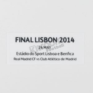 2013-14 Real Madrid Champions League Final Lisbon 2014 Player Issue Match Details MDT Patch - Image 1
