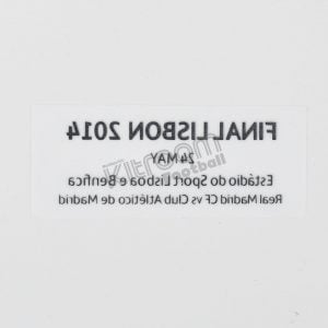 2013-14 Real Madrid Champions League Final Lisbon 2014 Player Issue Match Details MDT Patch - Image 2
