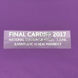 2016-17 Real Madrid Champions League Final Cardiff 2017 White Player Issue Match Details MDT Sporting ID