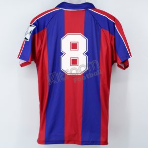 1994-95 Barcelona Retro Champions League Home Shirt Stoichkov #8 Rectangle Patch L