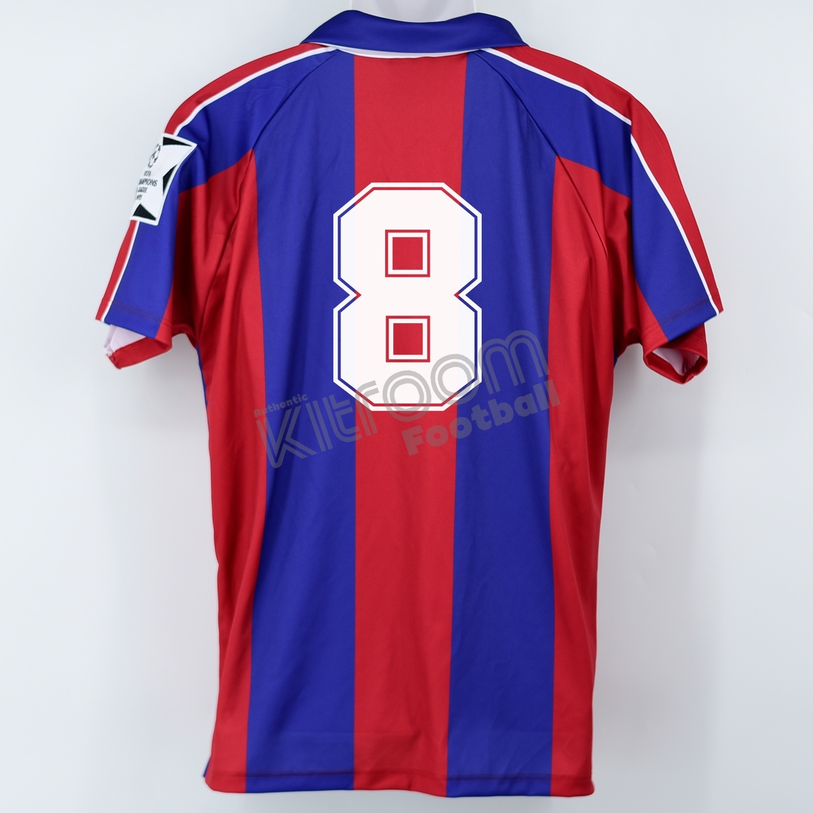 1994-95 Barcelona Retro Champions League Home Shirt Stoichkov #8