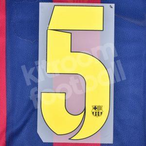 2014-15 Barcelona Player Issue Home Name Set Sipesa - #5 (Match Number)