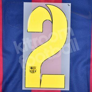 2014-15 Barcelona Player Issue Home Name Set Sipesa - #2 (Match Number)