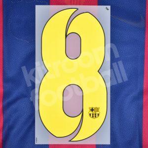 2014-15 Barcelona Player Issue Home Name Set Sipesa - #8 (Match Number)