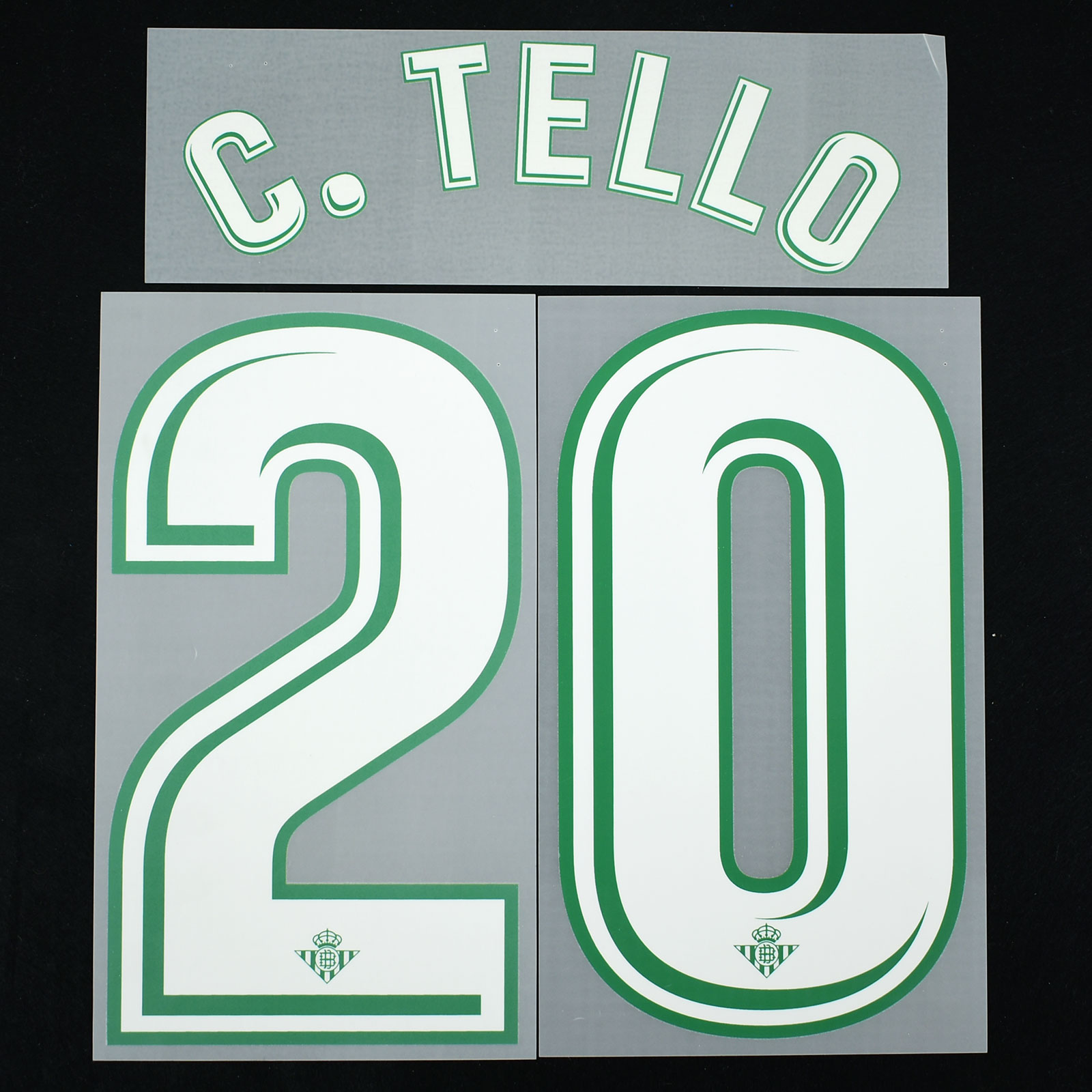 2017-18 Betis Player Issue Away Name Set 3