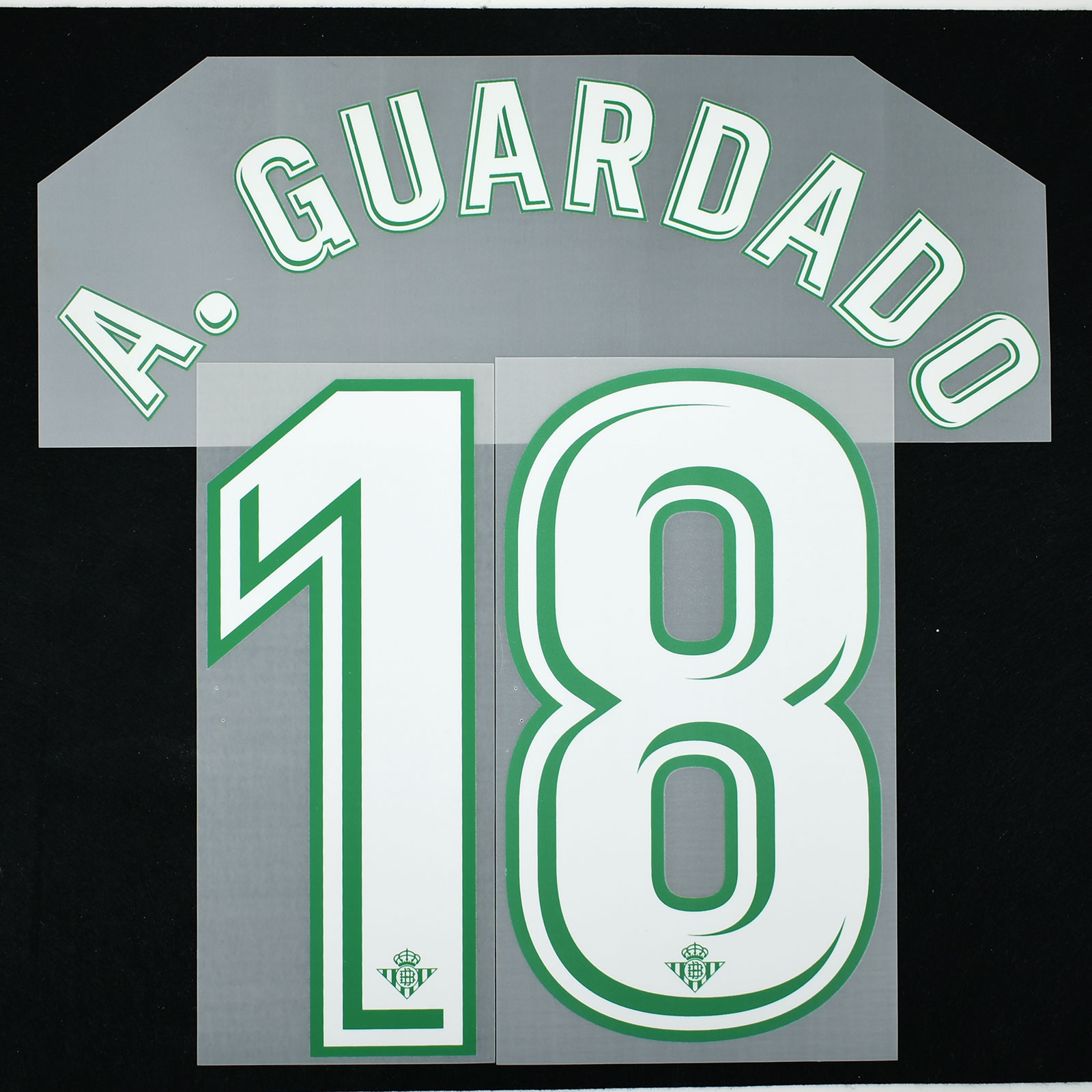 2017-18 Betis Player Issue Away Name Set 6