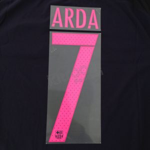 2016-17 Barcelona Player Issue Away Name Set Avery - #7 ARDA