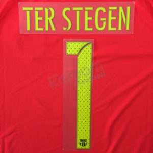 2016-17 Barcelona Player Issue Third Name Set Avery - #1 TER STEGEN - Image 1