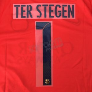 2015-16 Barcelona Player Issue Away Name Set Avery - #1 TER STEGEN
