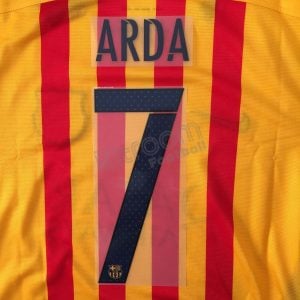 2015-16 Barcelona Player Issue Away Name Set Avery - #7 ARDA