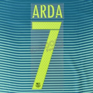 2016-17 Barcelona Player Issue Third Name Set Avery - #7 ARDA