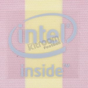 2013-14 Barcelona Intel Inside Away Player Issue Sponsor Patch Sipesa