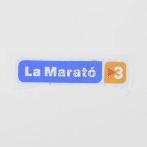 2008-10 Barcelona Sponsor Patch La Marato TV3 (Repro)