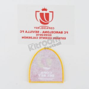 Original Player Issue Final Copa del Rey 2016 Patch Sevillla vs Barcelona Club Badge - Image 2