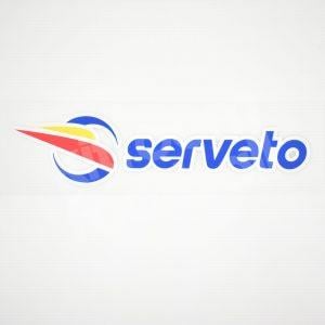 Barcelona Futsal Serveto Sponsor Patch Parche Futbol Sala