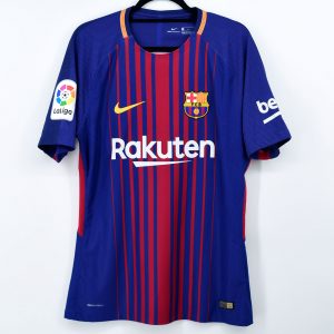 2017-18 Barcelona Player Issue Home Shirt #10 MESSI  La Liga Match Un Worn ** - Image 2