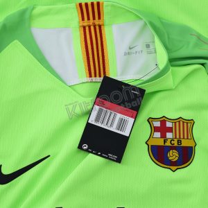 2018-19 Barcelona Player Issue Gk L/S Shirt Light Green Nike *BNWT* L - Image 3